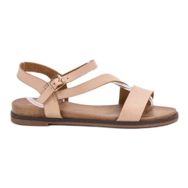 SHELOVET Sandale casual maro SHELOVET Sandale casual maro