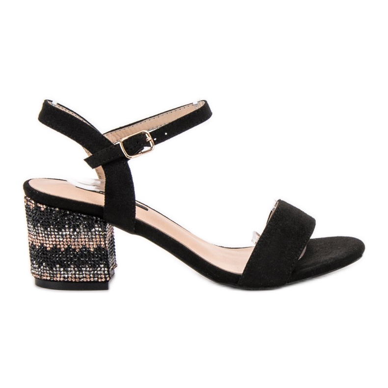 SDS Sandale pe o bară negru