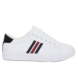 Adidași de damă alb-negru BL158P Alb