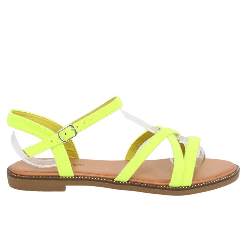 Sandale galbene pentru femei WL255 Galbene Sandale galbene pentru femei WL255 Galbene