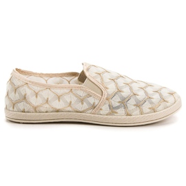 Lace VICES Slipons maro