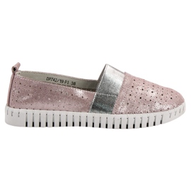 Filippo Încălțăminte slip-on cu sclipici roz Filippo Încălțăminte slip-on cu sclipici roz