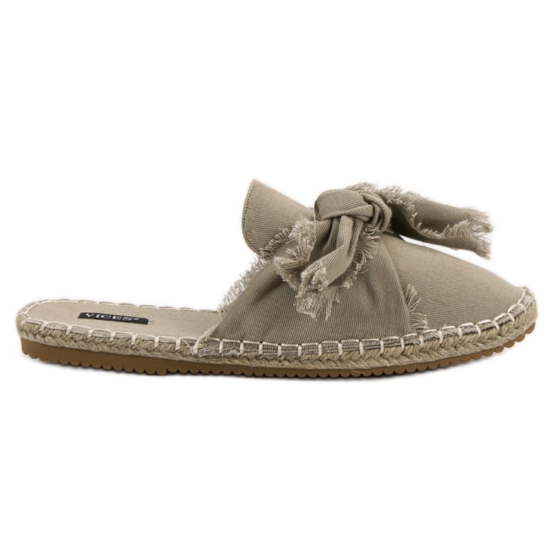 Papuci VICES încorporați maro