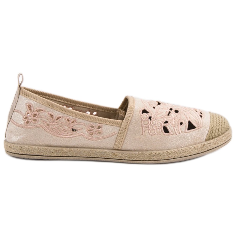 VICES Espadrile din piele de căprioară maro