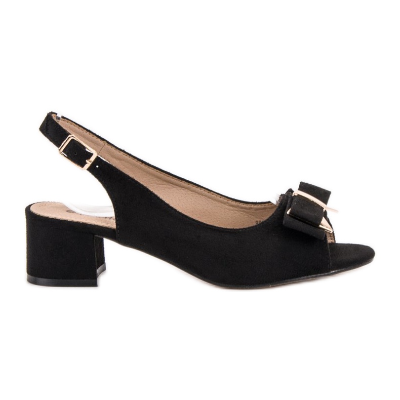 Evento Sandale elegante pe tocuri înalte negru
