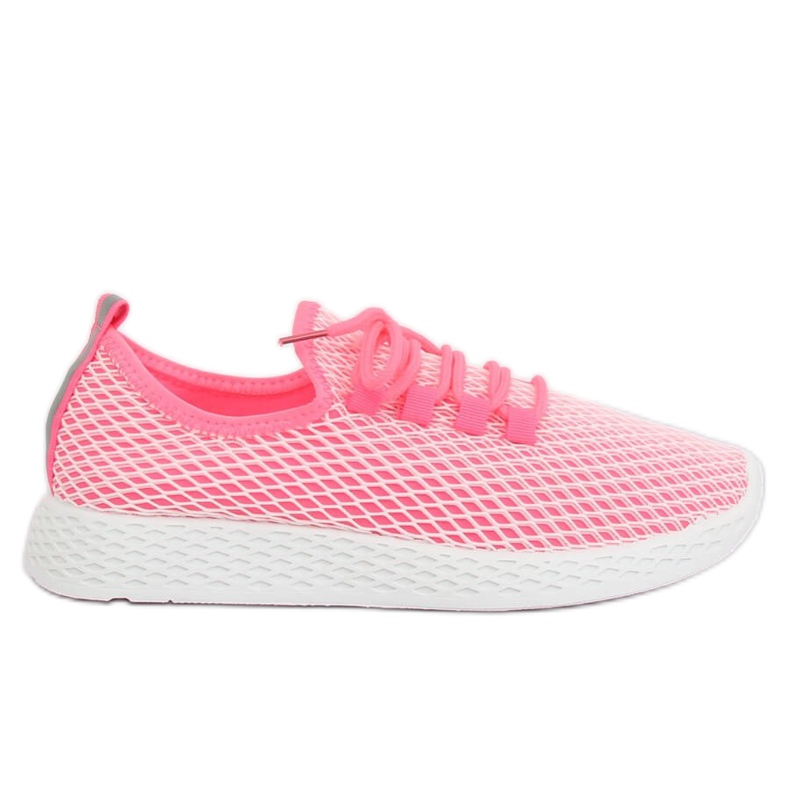 Pantofi sport roz NB283 Fluorescence Peach Red alb