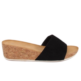 Papuci negri G233 negri negru