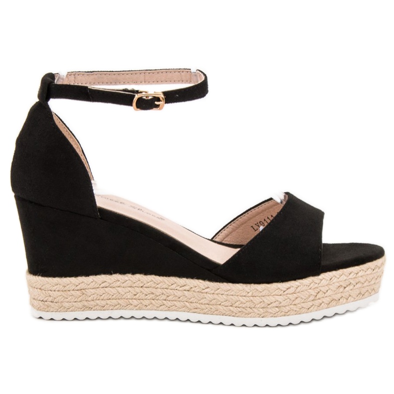 Sweet Shoes Sandale espadrile negru