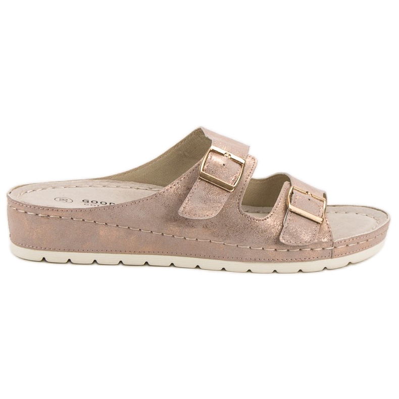 Goodin Papuci Cu Cataramă roz