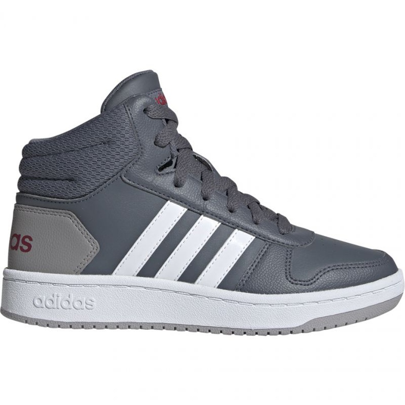 Pantofi Adidas Hoops Mid 2.0 Jr EE6709 gri