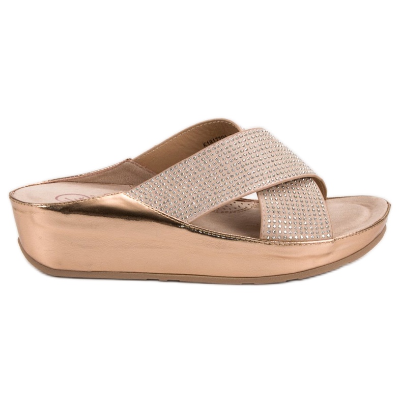 Kylie Sandale cu pană maro