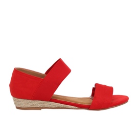 Sandale espadrile roșu 9R71 Roșu Sandale espadrile roșu 9R71 Roșu