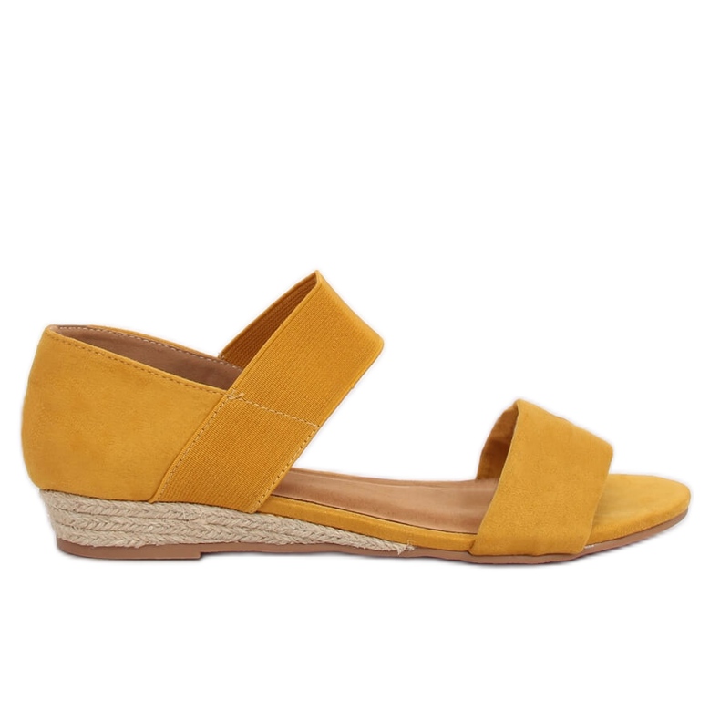 Sandale espadrile galbene 9R71 Galbene