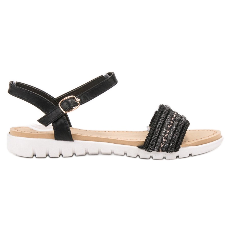 Yes Mile Sandale de închidere cu cataramă negru Yes Mile Sandale de închidere cu cataramă negru