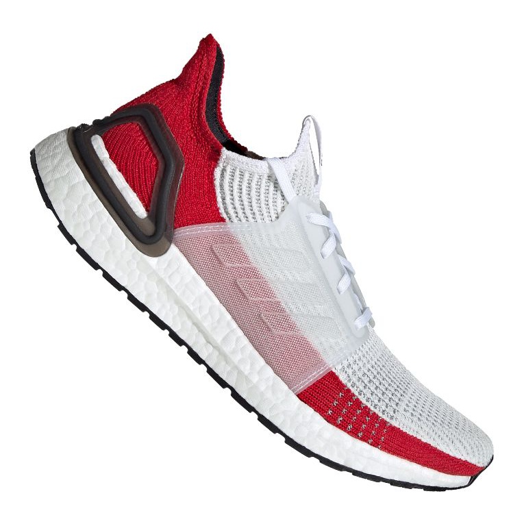 Pantofi de alergare adidas UltraBoost 19 M EF1341 alb roșu