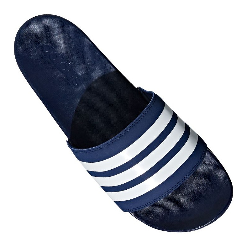 Papuci Adidas Adilette Comfort M B42114 alb albastru marin Papuci Adidas Adilette Comfort M B42114 alb albastru marin