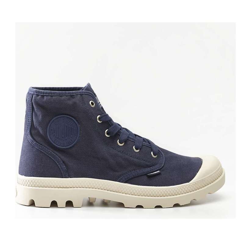 Palladium Pampa Hi 458 Mood Indigo albastru marin