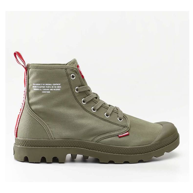 Palladium Pampa Hi Dare 325 Olive Night multicolor verde