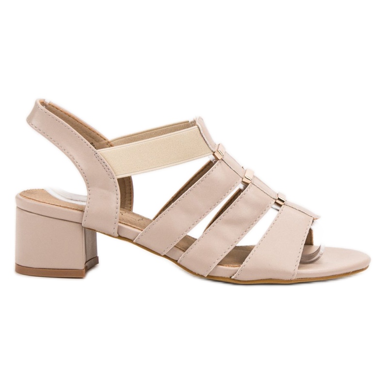 Evento Sandale cu toc înalt maro