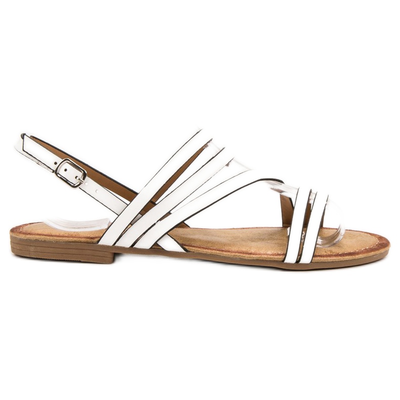 Primavera Sandale albe clasice