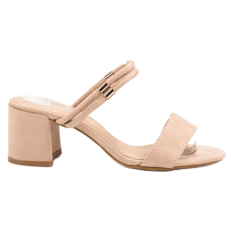 Fama Papuci eleganți maro Fama Papuci eleganți maro