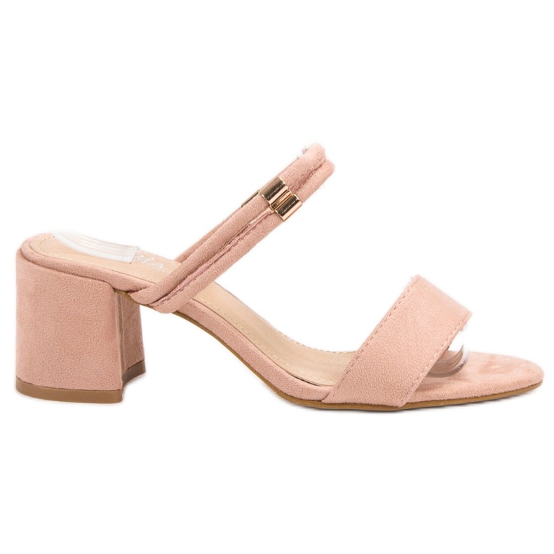 Fama Papuci eleganți roz