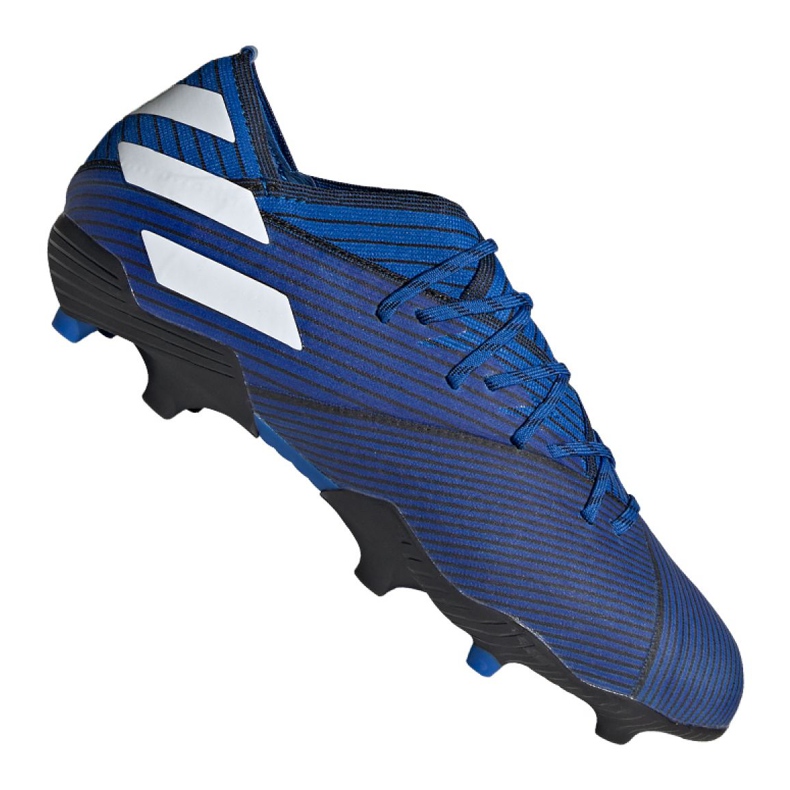 Ghete de fotbal Adidas Nemeziz 19.1 Fg Jr CF99957 albastru albastru Ghete de fotbal Adidas Nemeziz 19.1 Fg Jr CF99957 albastru albastru