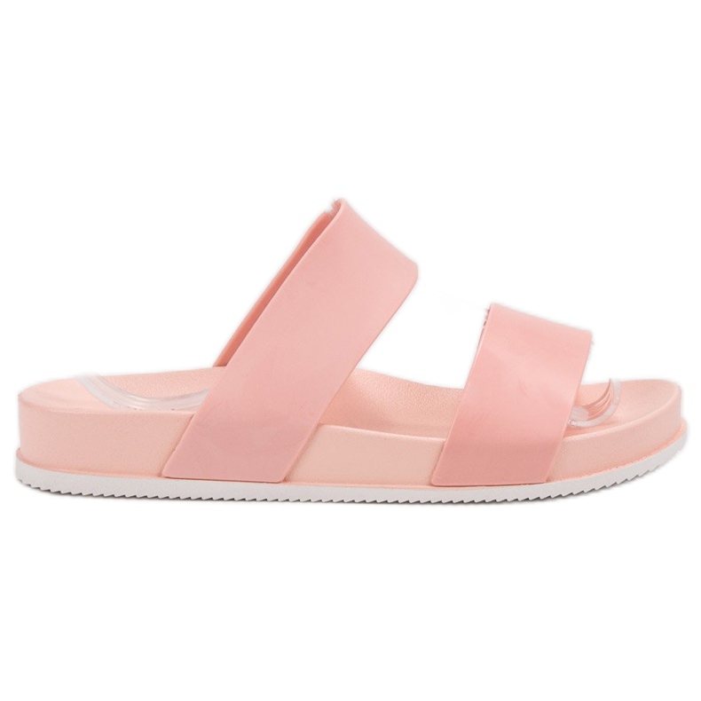 Laura Mode Papuci din cauciuc roz