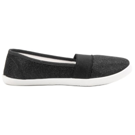 Renda Adidași cu sclipici negru Renda Adidași cu sclipici negru