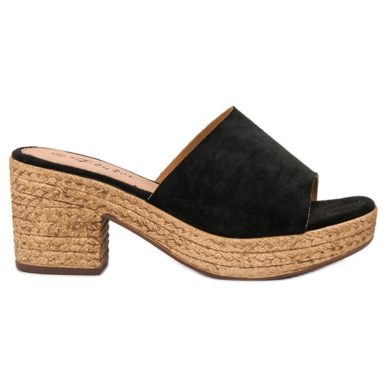 Flyfor Papuci ușori pe post negru