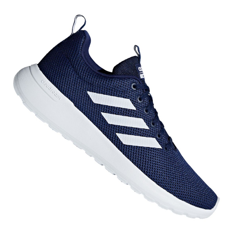 Pantofi de alergare adidas Lite Racer Cln M B96566 alb albastru marin Pantofi de alergare adidas Lite Racer Cln M B96566 alb albastru marin