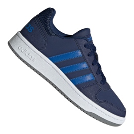 Pantofi Adidas Hoops 2.0 K Jr EE8999 albastru marin Pantofi Adidas Hoops 2.0 K Jr EE8999 albastru marin