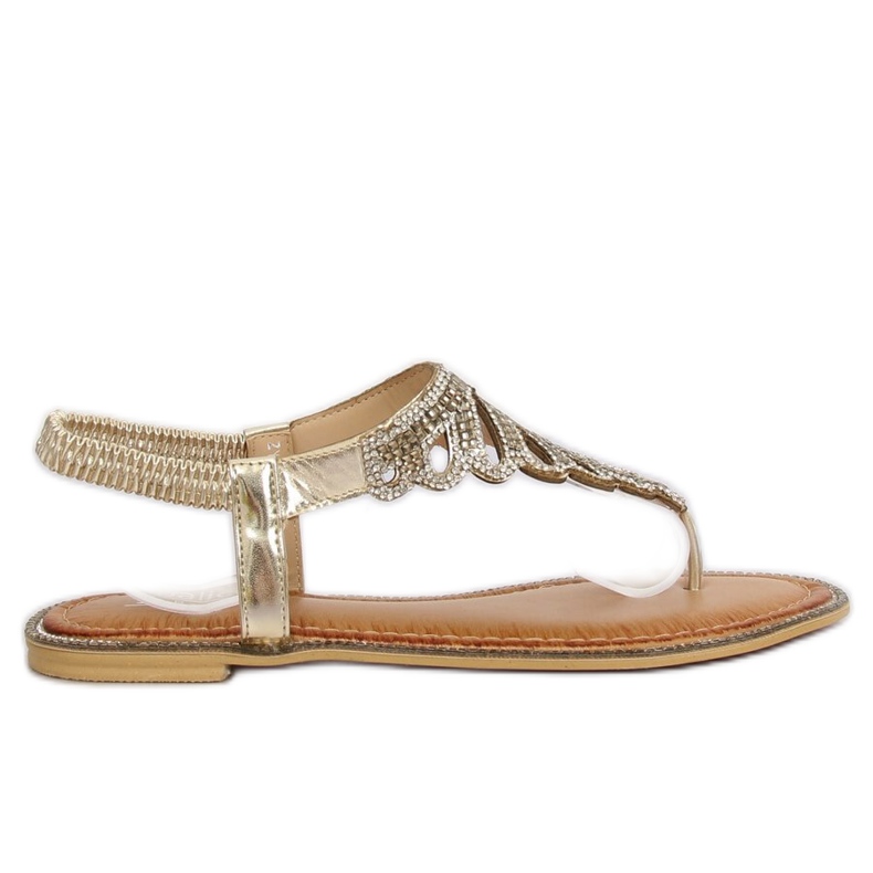 Flip-flops cu pietre ZY172 L.GOLD de aur Flip-flops cu pietre ZY172 L.GOLD de aur