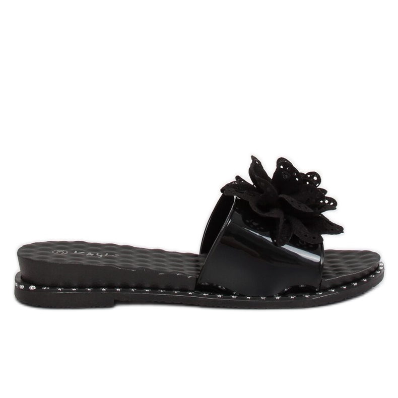 Papuci negri negri pentru femei 38822 Negri negru