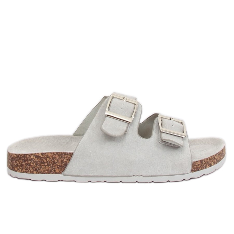 Gri Papuci gri pentru femei 6105 Gri