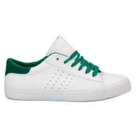 SHELOVET Adidași cu dantelă alb SHELOVET Adidași cu dantelă alb