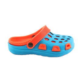 Papuci Aqua-Speed albastru portocale