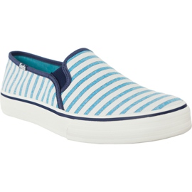 Keds Cameră dublă Decker Cabana Stripe 670 alb albastru