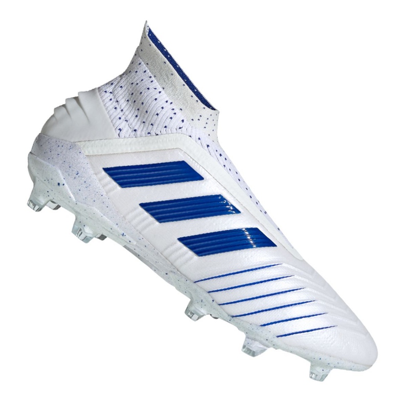 Ghete de fotbal Adidas Predator 19+ Fg M BC0548 alb alb