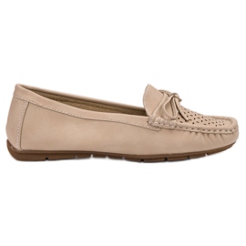 SHELOVET Mocasini casual maro