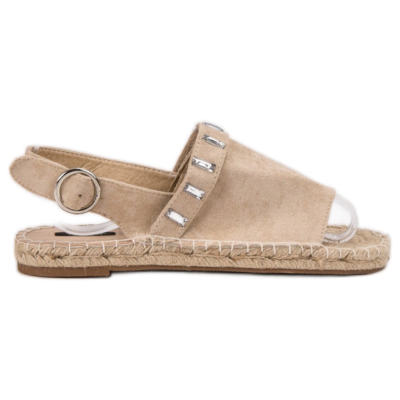 Vices Sandale plate închise maro