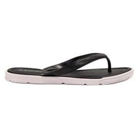 Seastar Flip-flops din cauciuc negru