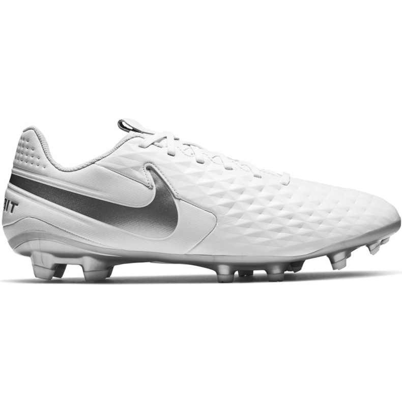 Pantofi de fotbal Nike Tiempo Legend 8 Academy FG / MG AT5292 100 alb alb