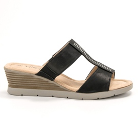 Sandale cu toc VINCEZA negru Sandale cu toc VINCEZA negru