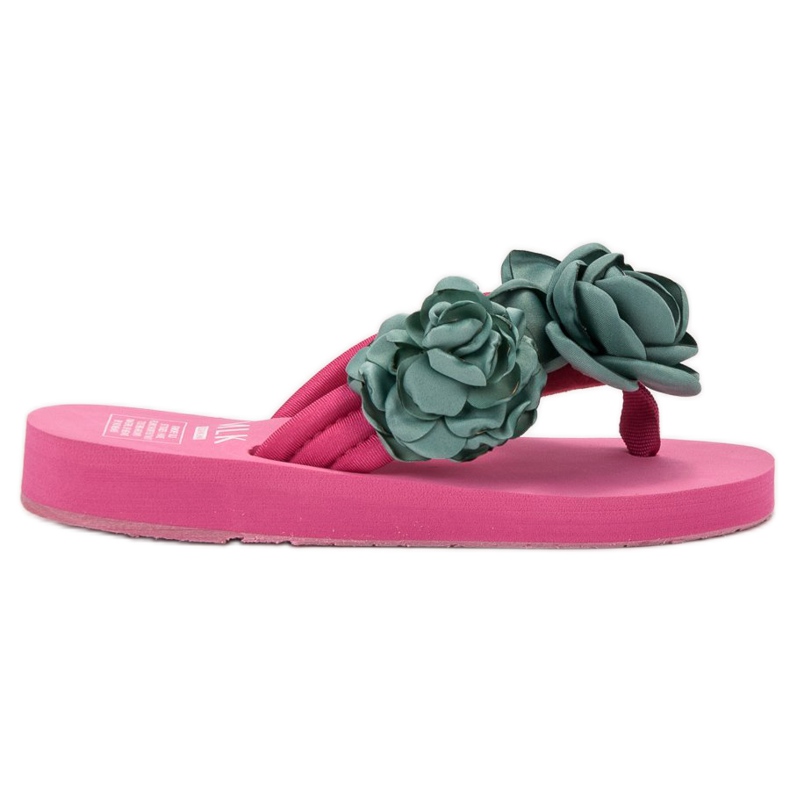 SHELOVET Flip-flops ușoare cu flori roz
