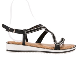 SHELOVET Sandale pe platformă negru