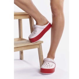 Crocs Crocband Platform Clog 6QB Barely Pink Pepper multicolor