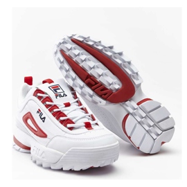 Disruptor Cb Low Wmn White Fila Roșu alb Disruptor Cb Low Wmn White Fila Roșu alb
