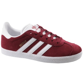 Pantofi Adidas Gazelle Jr CQ2874 roșii alb roșu