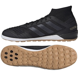 Încălțăminte de interior adidas Predator 19.3 In M F35617 negru negru Încălțăminte de interior adidas Predator 19.3 In M F35617 negru negru
